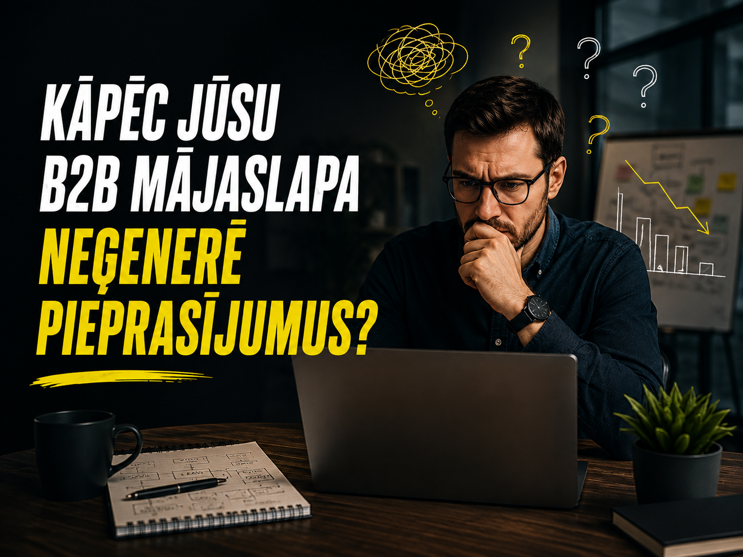 Kāpēc profesionāla B2B mājaslapa neģenerē pieprasījumus?