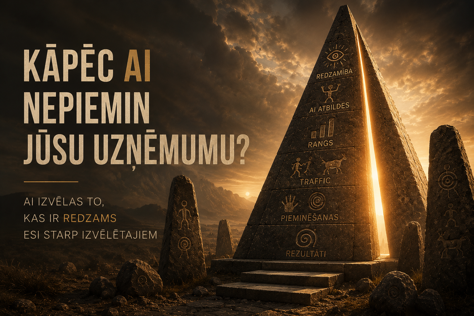 Kāpēc ChatGPT un Google AI nepiemin jūsu uzņēmumu?
