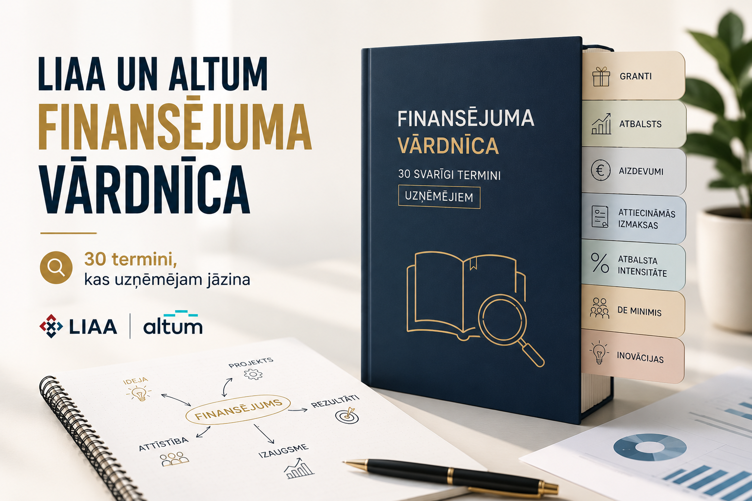 LIAA un ALTUM finansējuma vārdnīca: 30 termini, kas uzņēmējam jāzina