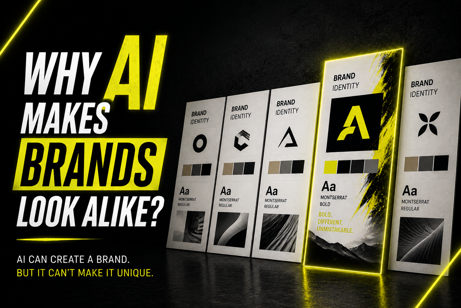 Why does AI make brands look the same, and how can you preserve a recognisable identity?