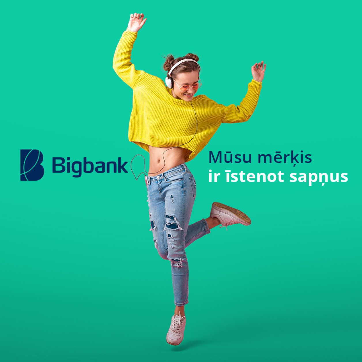 Bigbank brand communication creative for social media