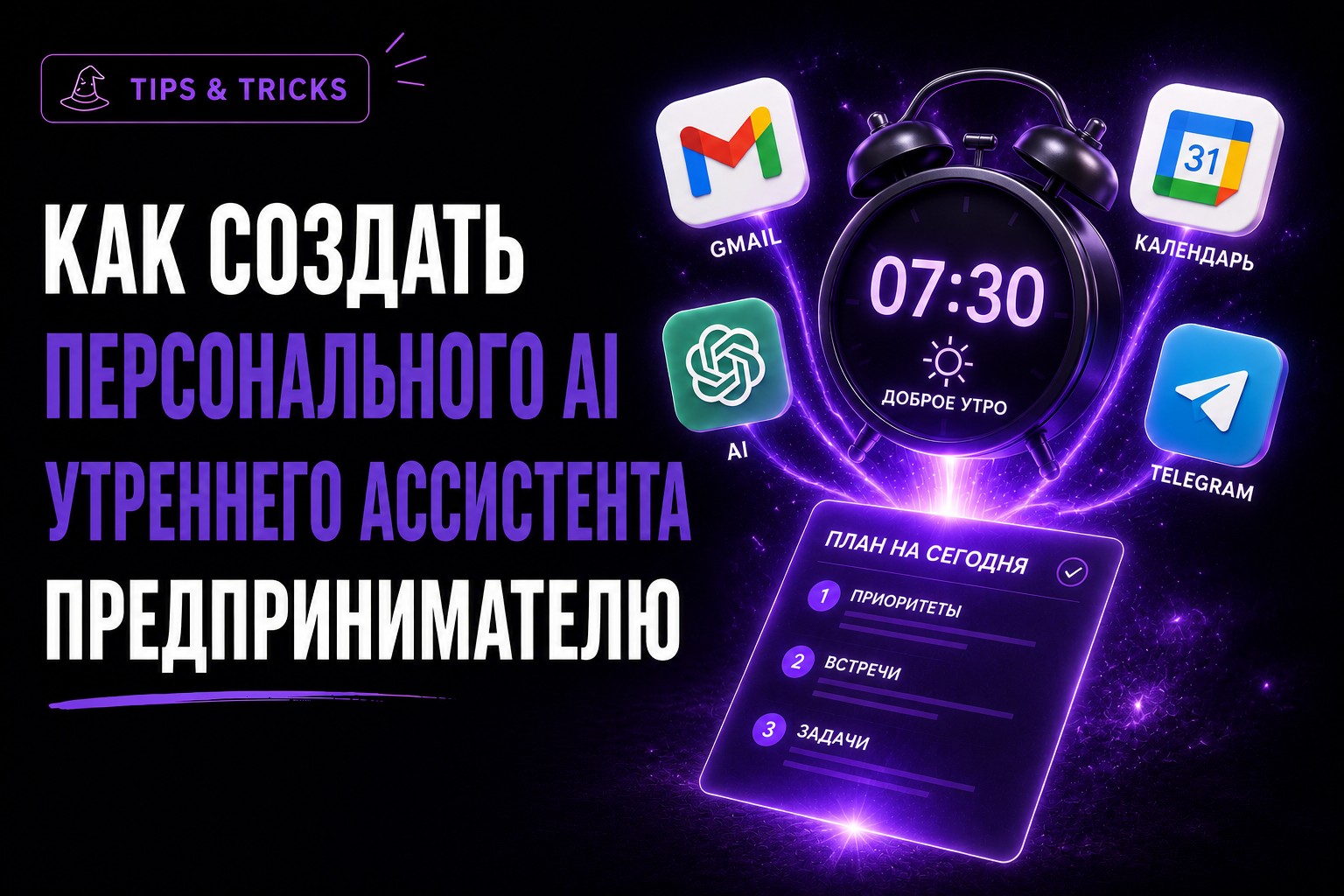 Как создать персонального утреннего AI-ассистента для бизнеса