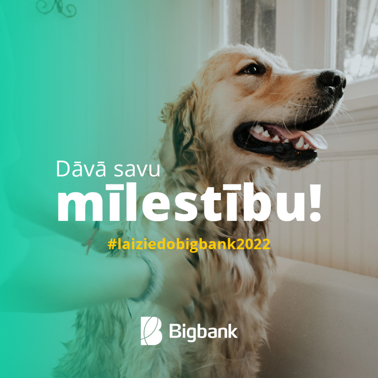 Bigbank engagement campaign creative for social media