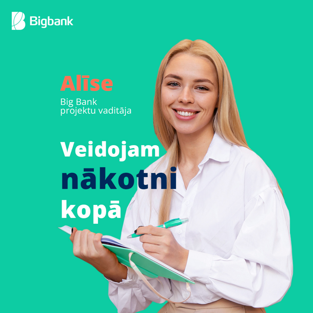 Bigbank employee communication social media concept