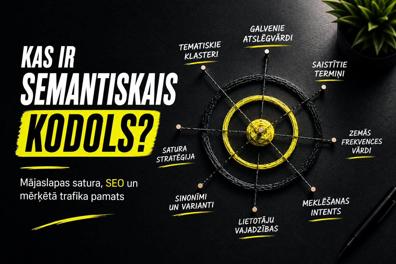 Kas ir semantiskais kodols un kāpēc tas ir SEO pamatā?