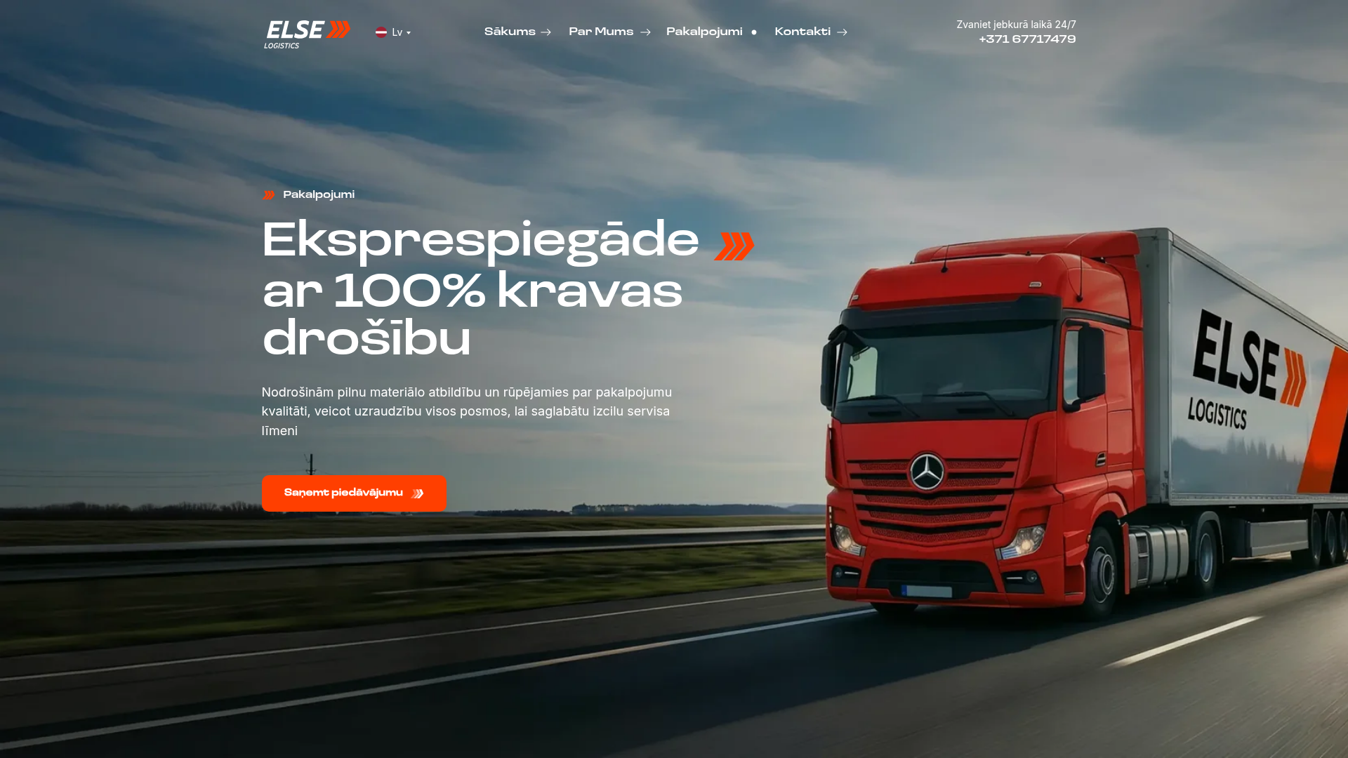 elselogistics.com - pakalpojumi