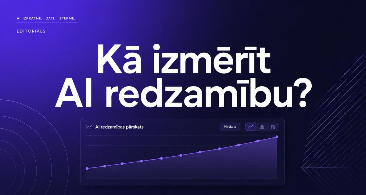 Kā izmērīt zīmola redzamību ChatGPT un Google AI?